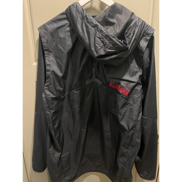 Men's Nike Anthracite Alabama Crimson Half-Zip Pullover Jacket - Picture 3 of 5